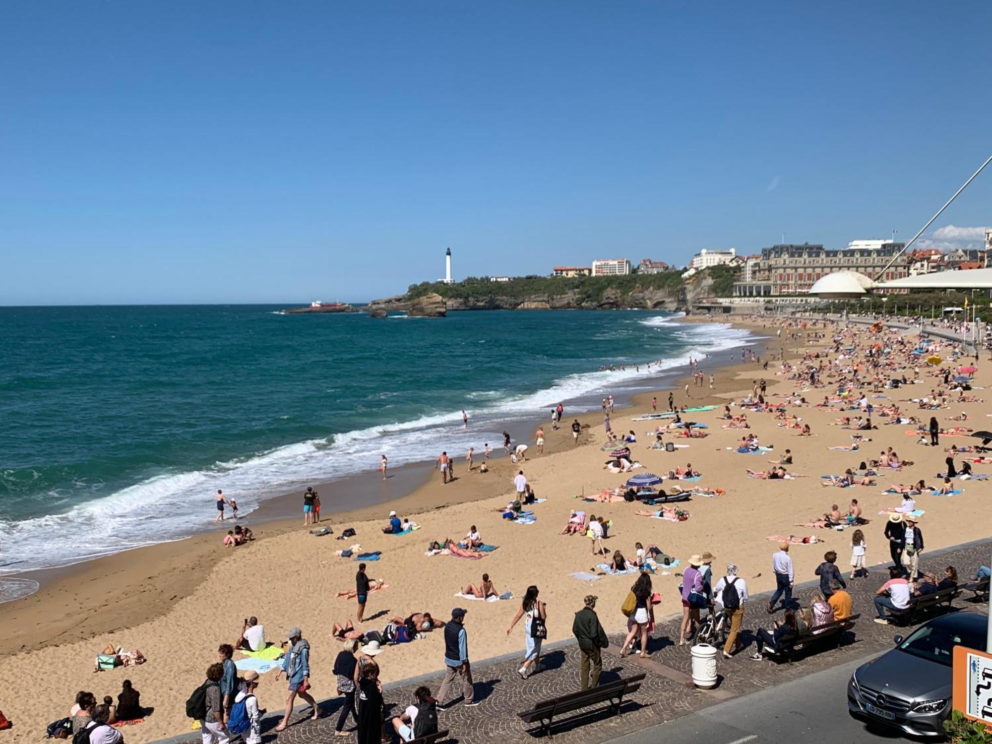 Biarritz Centre, Pres Avenue De Verdun, Cosy Apt 2 Pieces , Salon , Chambre Separe, Rue Tres Calme A 10 Minutes A Pied De La Grande Plage Экстерьер фото