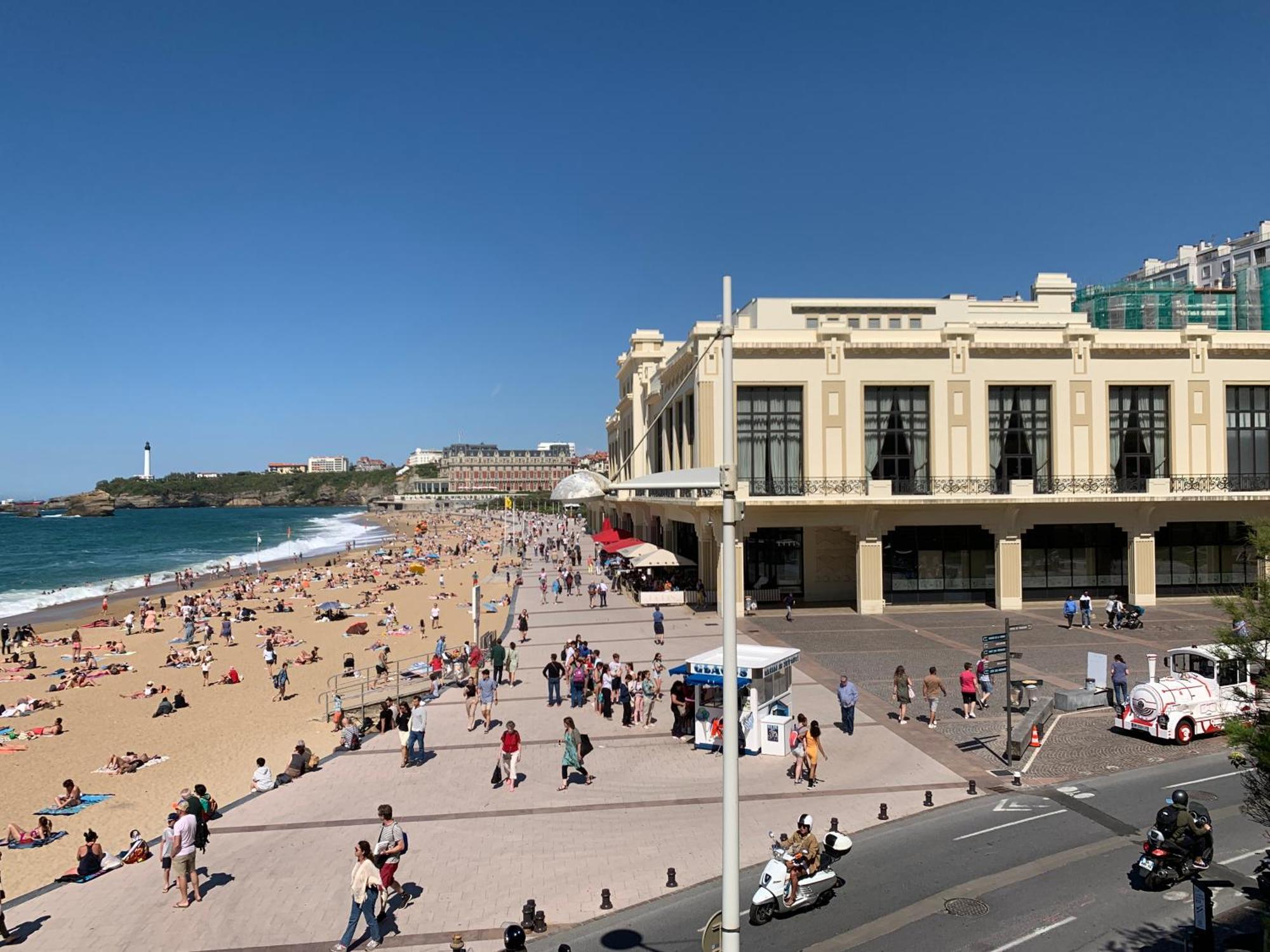 Biarritz Centre, Pres Avenue De Verdun, Cosy Apt 2 Pieces , Salon , Chambre Separe, Rue Tres Calme A 10 Minutes A Pied De La Grande Plage Экстерьер фото